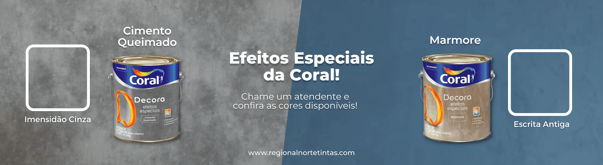 Efeitos Marmore e Efeito Cimento Queimado Coral